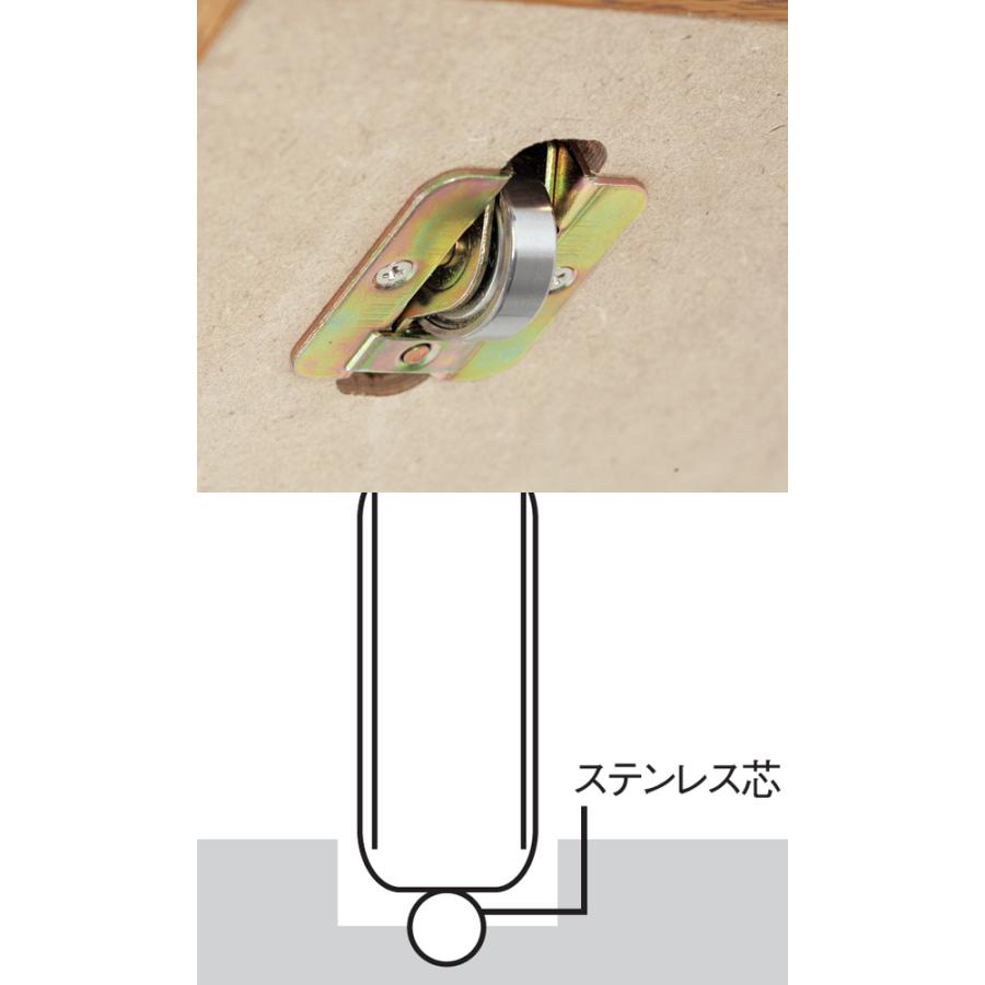 本格仕様 快適スライド書棚 オープン 2列 本棚 ラック シェルフ コミックラック 628251_3