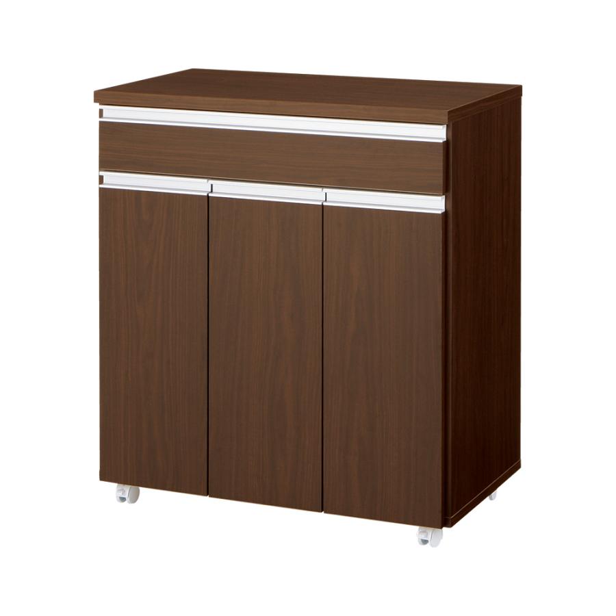 【3分別】ペールのふたが自動で開閉する 分別ダストワゴン 幅75cm ダストボックス キッチン 分別 630531 ディノス_5