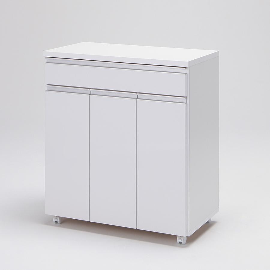 【3分別】ペールのふたが自動で開閉する 分別ダストワゴン 幅75cm ダストボックス キッチン 分別 630531 ディノス_6