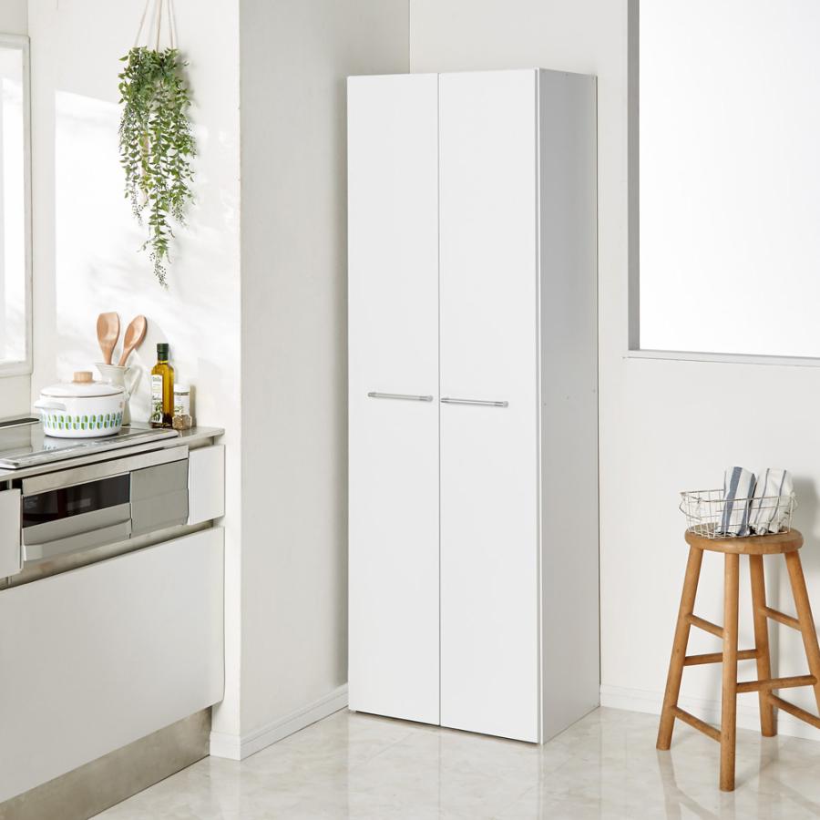 家具 収納 キッチン収納 食器棚 キッチンストッカー 食品ストッカー 食器からストックまで入る 大容量キッチンパントリー収納庫 幅60奥行40cm 5810 ディノス家具yahoo ショッピング店 通販 Yahoo ショッピング