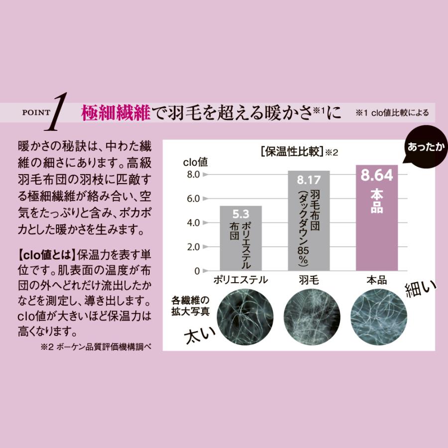 枕 抱き枕 ウォッシャブル お子様におすすめ ダウン 大判まくら ≪大判≫ スノーホワイトプラス 枕 767883｜dinos-kagu｜04