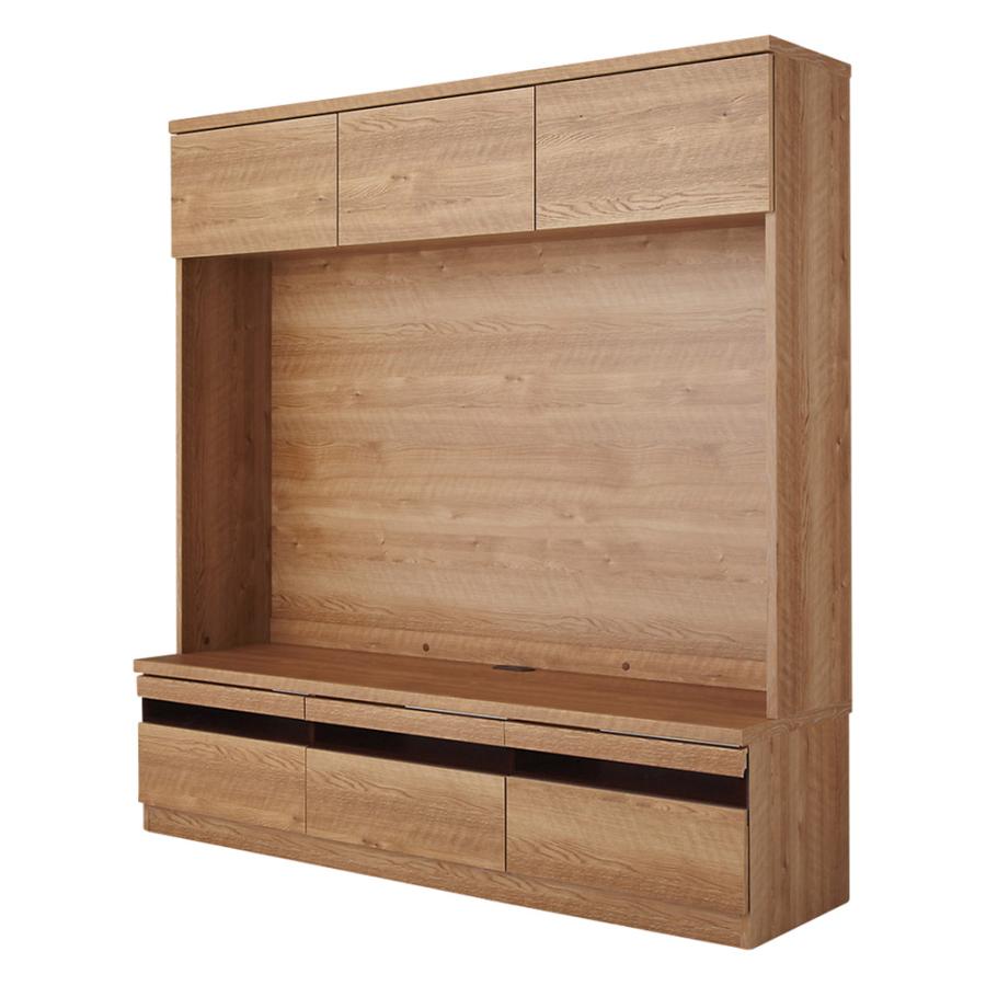 dinos（ディノス） テレビ台 幅159.5高さ166.5cm 【天然木調ハイバック