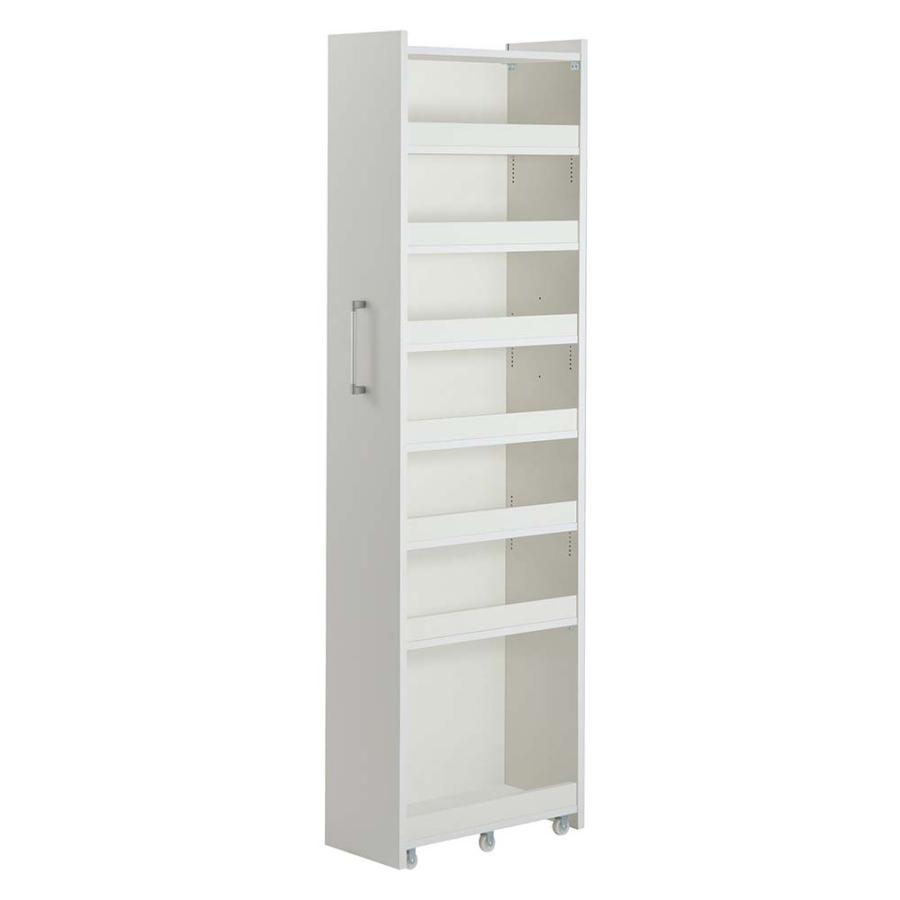 ［幅26奥行55cm］ 52サイズから選べる頑丈すき間収納ワゴン 完成品 日本製 キッチン収納 キッチンストッカー 隙間収納 640143の画像