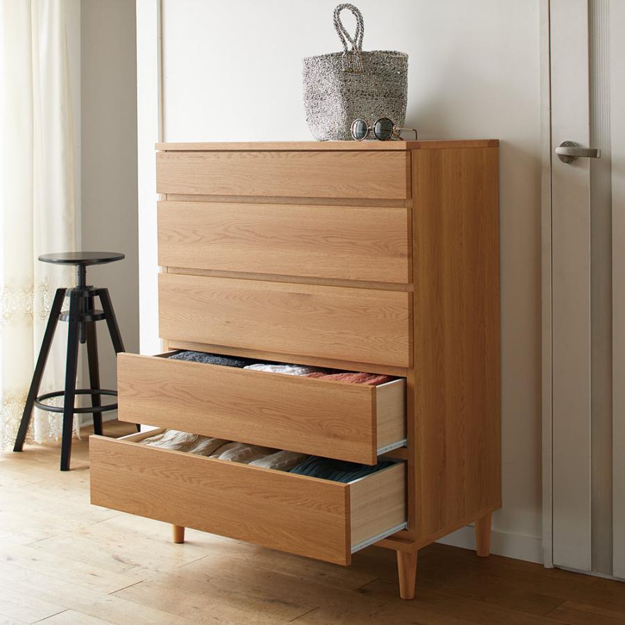 dinos（ディノス） 北欧ジュエリー収納付チェスト ハイタイプ 幅80cm