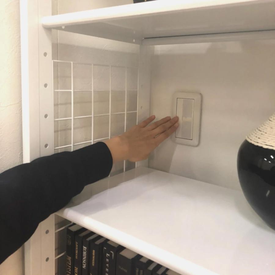 〈奥行36cm・幅63cm-92cm〉幅も高さもピッタリ！伸縮式スチールラック 本棚 ラック シェルフ 突っ張り収納 588803 ディノス_8