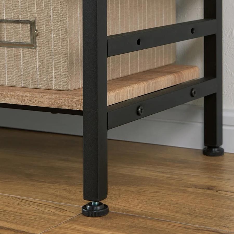 dinos（ディノス） ブルックリンテイスト頑丈突っ張りラック 幅90cm