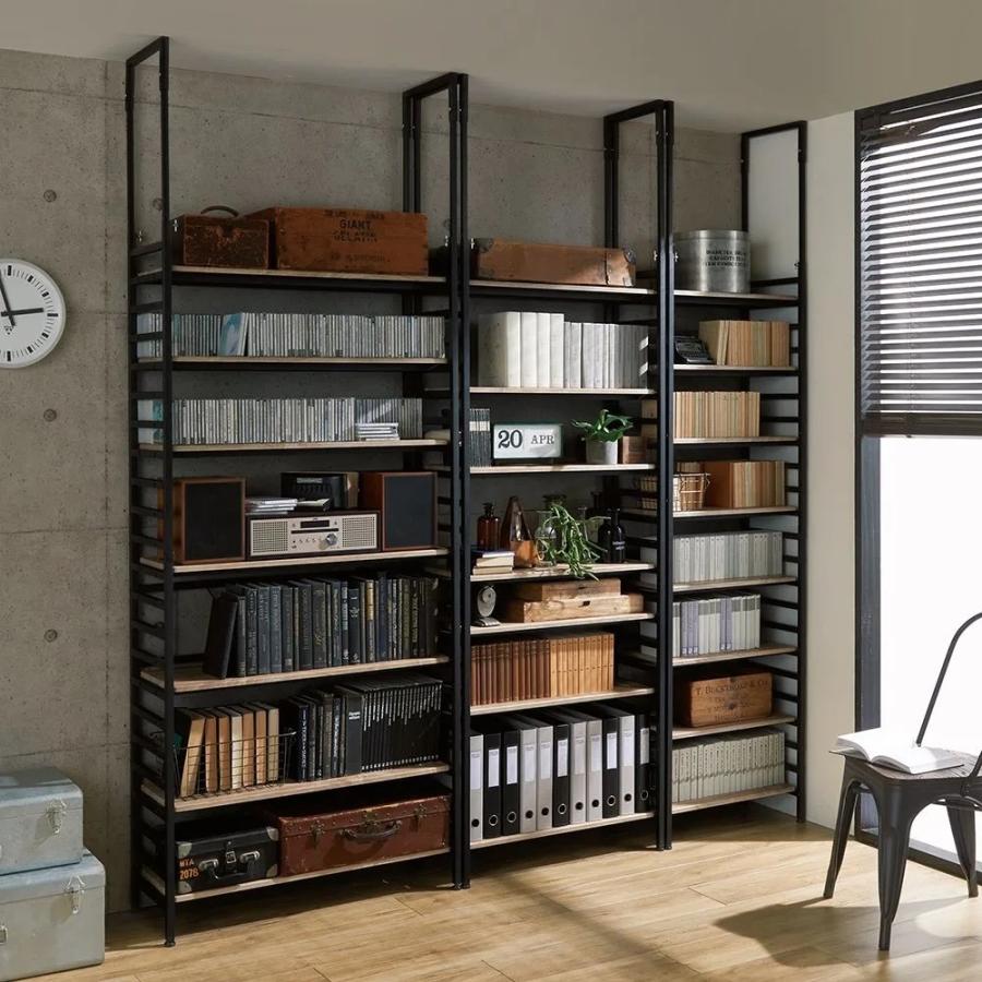 dinos（ディノス） ブルックリンテイスト頑丈突っ張りラック 幅90cm