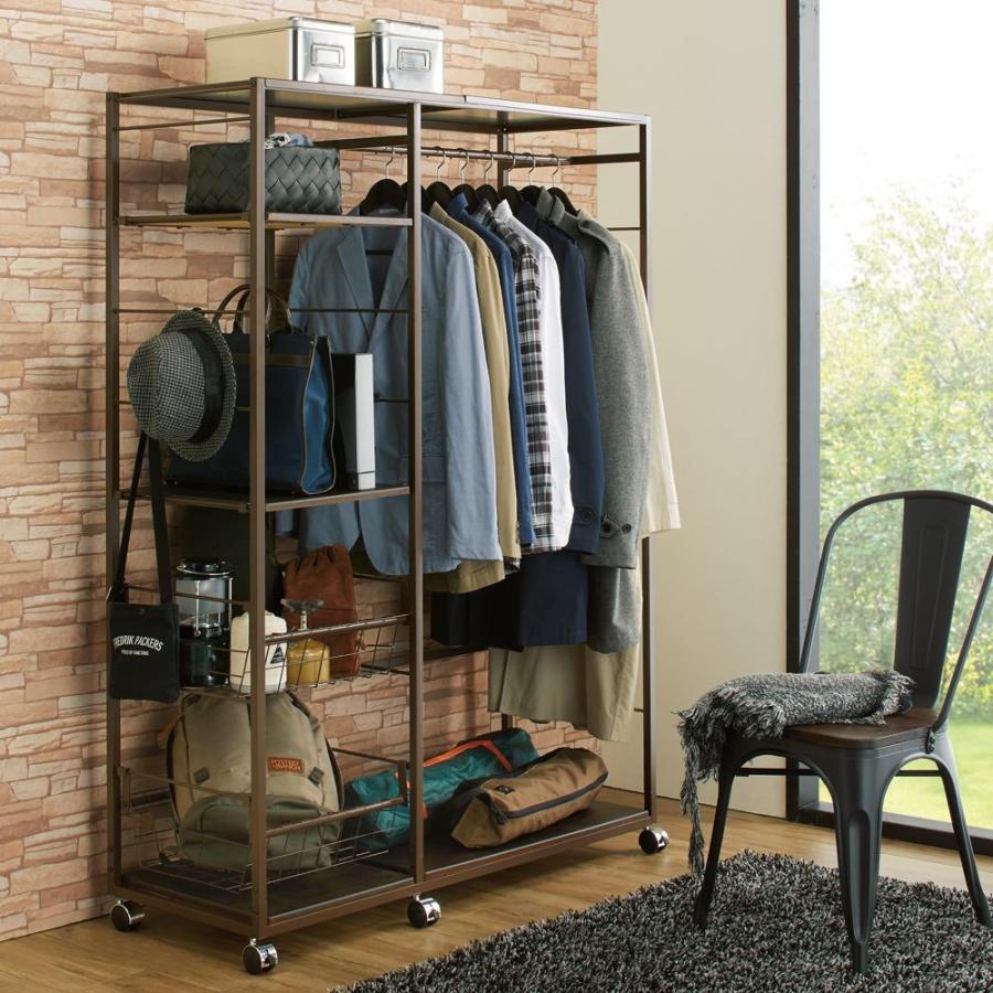 最安値に挑戦 家具 収納 衣類収納 パイプハンガー 幅122cm 棚 バスケット収納付きハンガーラック ディノス家具yahoo ショッピング店 通販 Yahoo ショッピング 高い品質 Www Cristaxi Ro