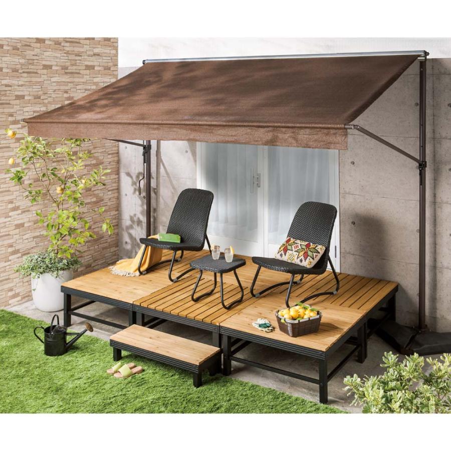 ガーデニング フラワー ガーデニング用品 エクステリア ウッドデッキ 天然木アルミフレームデッキ 1 5坪セット G N ディノス家具yahoo ショッピング店 通販 Yahoo ショッピング