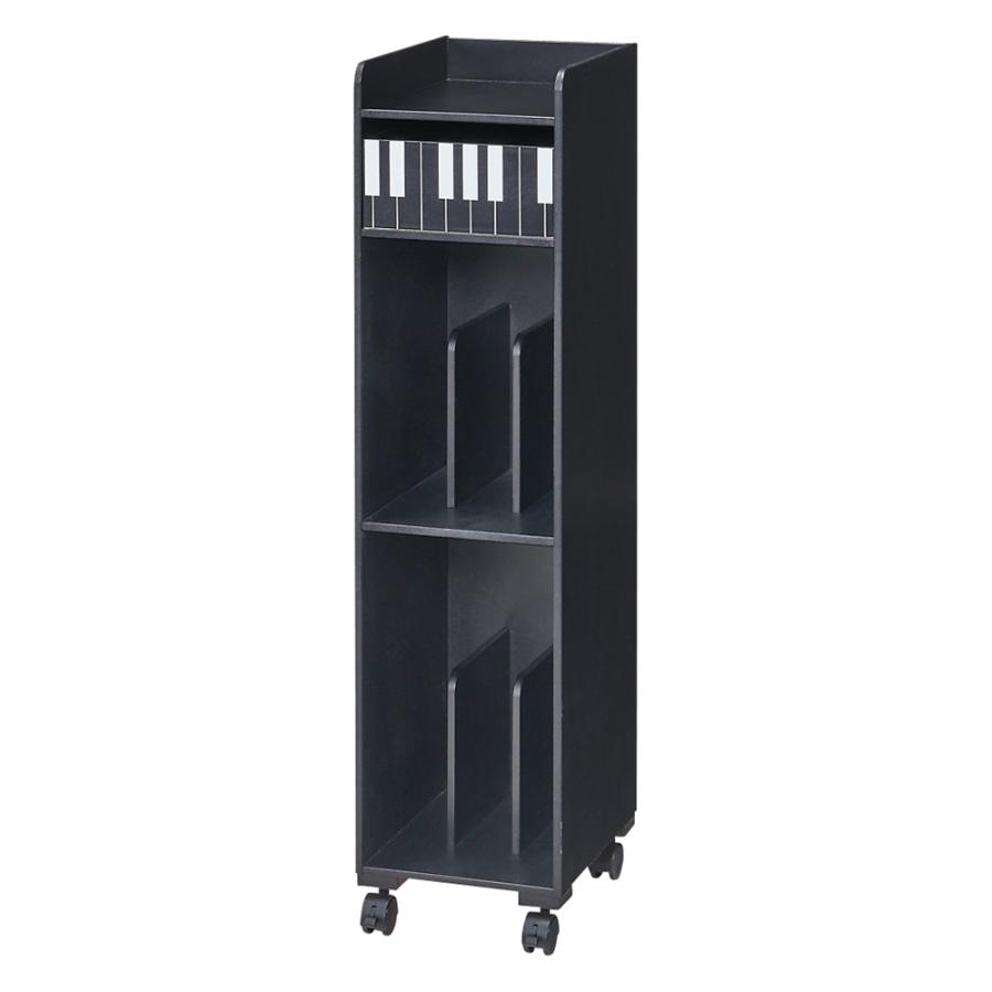 dinos（ディノス） 鍵盤柄ピアノ下楽譜キャビネット ハイタイプ 子供