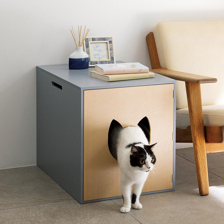 旅行用品 ホビー ペット ペット用品 猫と暮らす家具 家具 収納 小物収納 収納ボックス 収納ケース ネコのトイレ収納カバー 5907 ディノス Paypayモール店 通販 Paypayモール