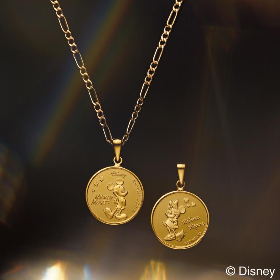 純金ミッキーペンダントヘッド dinos ジュエリー アクセサリー ペンダントトップ チャーム 純金