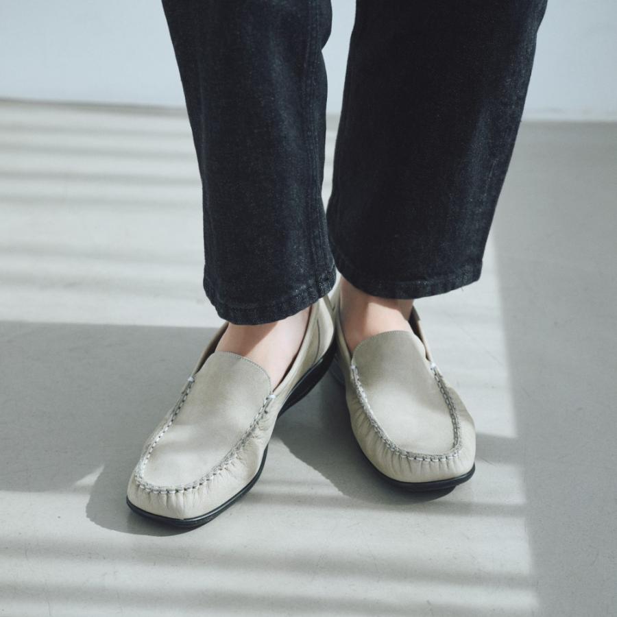 dinos（ディノス） AQUALEATHER（R）/アクアレザー 洗えるモカシン