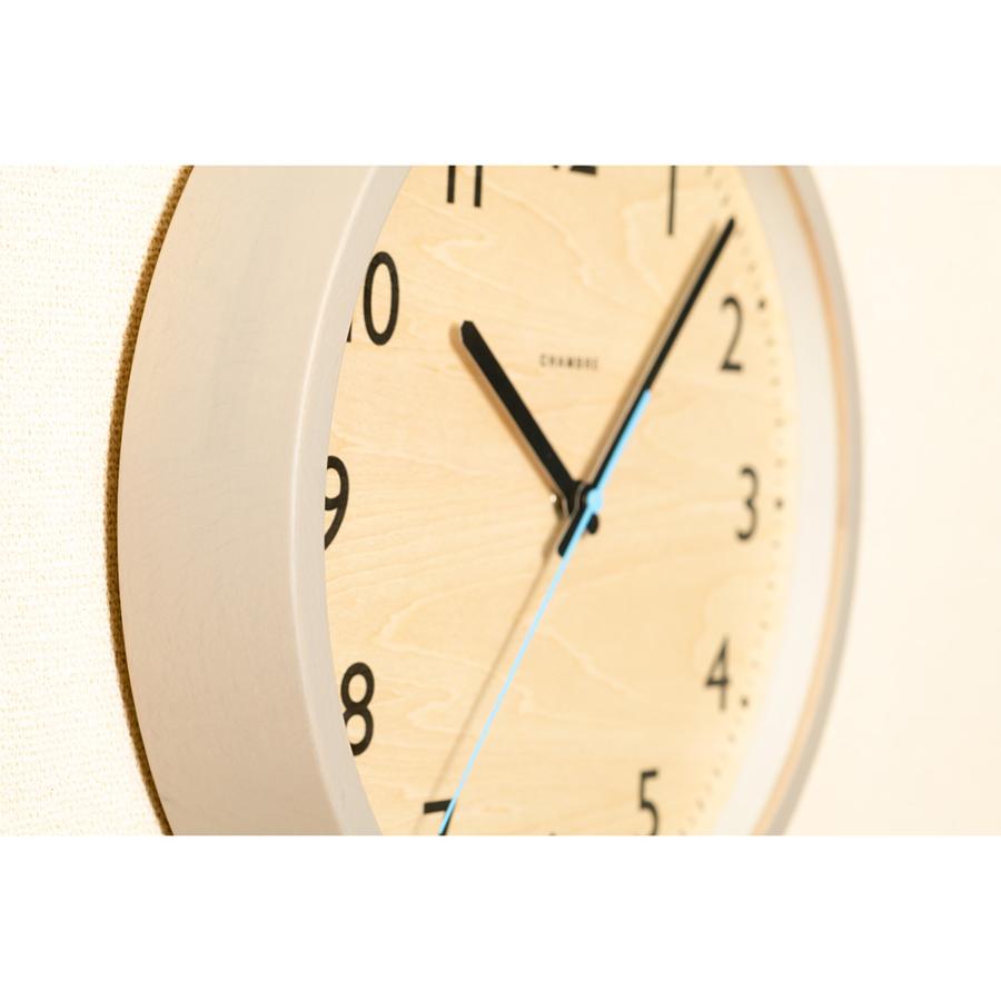 dinos（ディノス） CHAMBRE | シャンブル 無垢材の電波時計 グレー