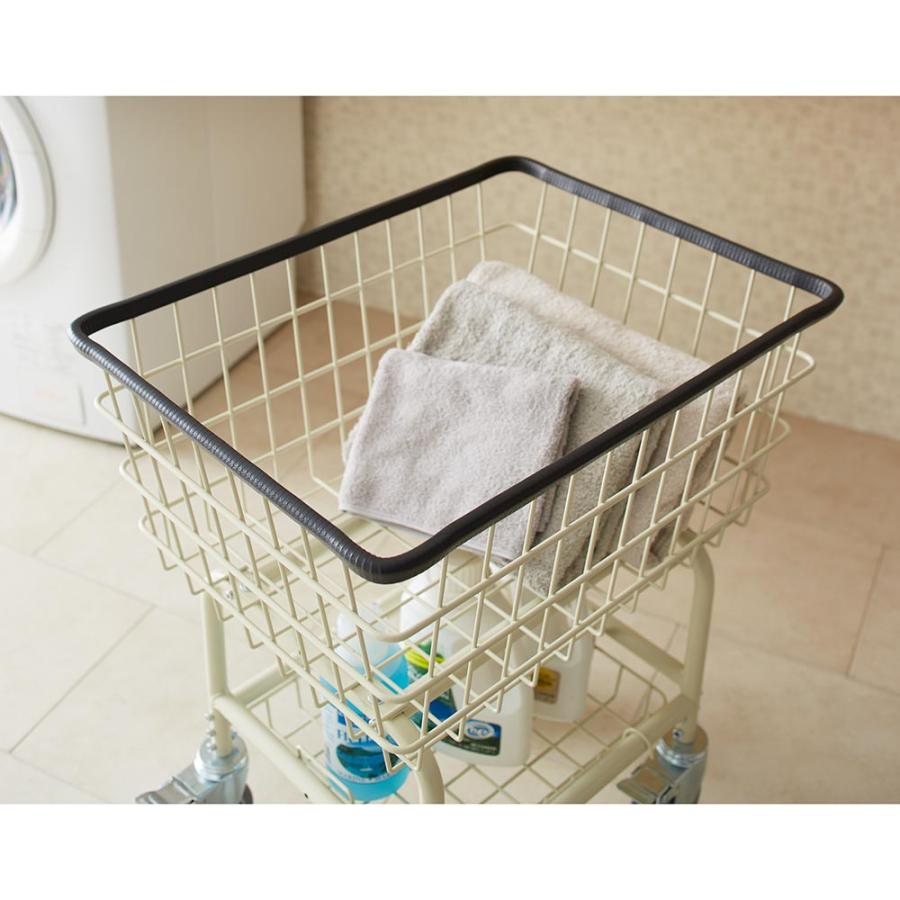 DULTON（ダルトン） ランドリーカート アイボリー ハンガーラック付き