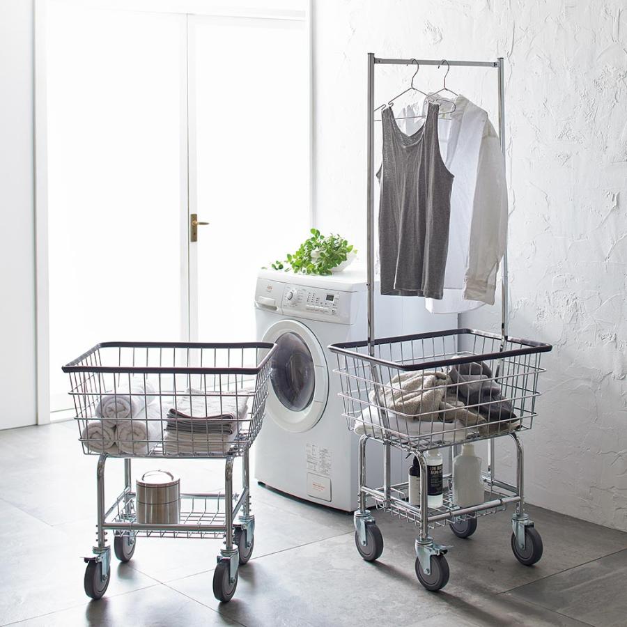 DULTON（ダルトン） ランドリーカート アイボリー ハンガーラック付き
