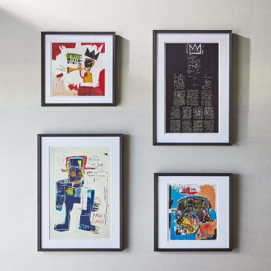 バスキア アートフレーム Sサイズ 幅42×42cm 絵画 アート ウォールデコレーション アートフレーム KR0480 ディノス_7