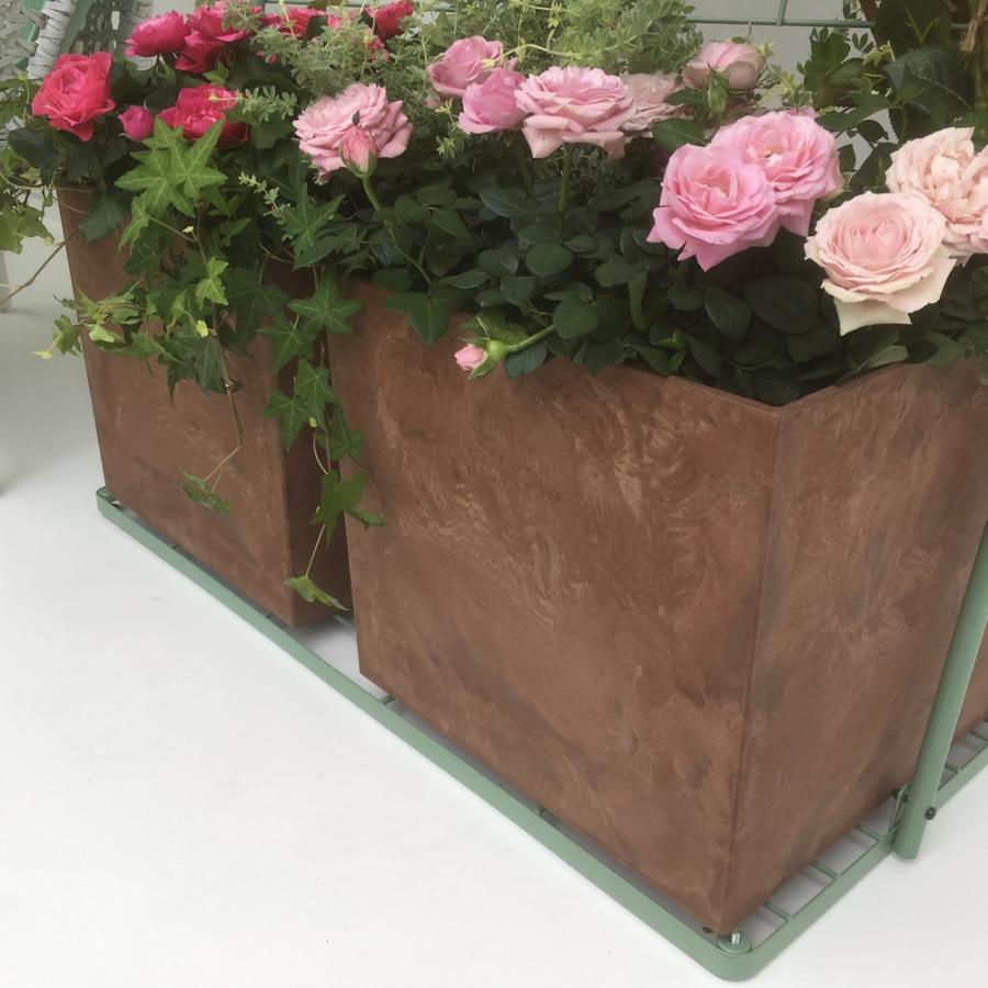 アートストーンプランター キューブM プランター 植木鉢 鉢カバー G01218の画像