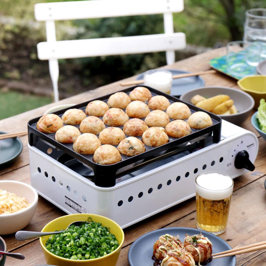 ☆〜【新品・未使用】イワタニ カセットこんろ プロたこマルチ ホワイト〜☆ Iwatani（イワタニ） タコ焼き機 たこやき カセットコンロ ガス