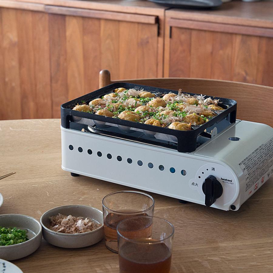 Iwatani タコ焼き機 たこやき カセットコンロ ガス ホワイト