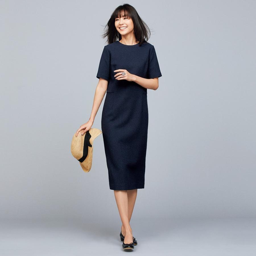 Web限定 ファッション ワンピース チュニック お出かけ フォーマルワンピース フランス素材 Iライン ワンピース A ディノス Paypayモール店 通販 Paypayモール 再再販 M Rackexpress Cl