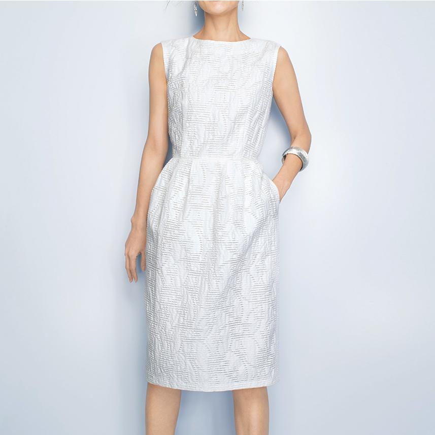 楽天市場 セールアイテム ファッション ワンピース チュニック お出かけ フォーマルワンピース フランス素材 透かしジャカード ワンピース Pc0408 Seal限定商品 Www Maxipiso Com Ar