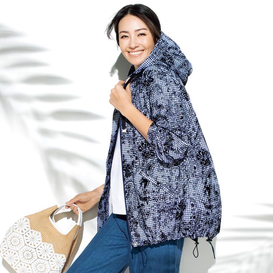 37 割引 限定販売 ファッション ジャケット ブルゾン イタリア素材 チェック柄 フロッキープリント ブルゾン ジャケット レディースファッション ファッション Solcaloja Med Ec