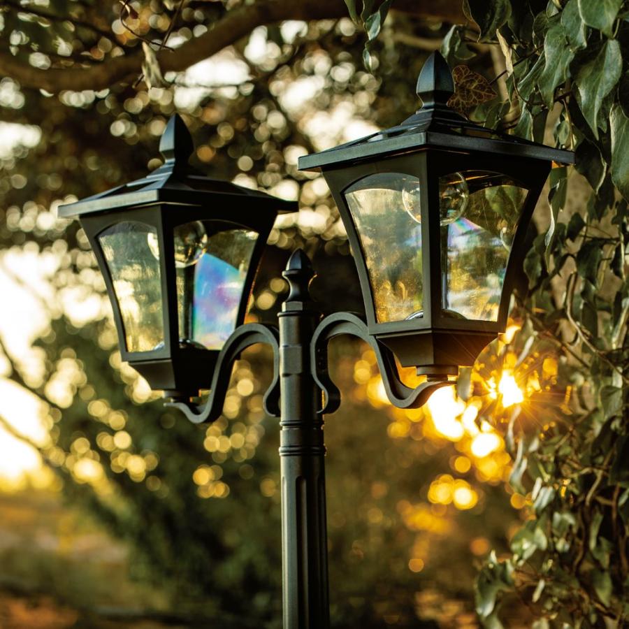 dinos（ディノス） プランター付きソーラーライト 3灯 ガーデン 庭用