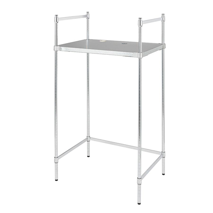 dinos 乾燥機も置ける天板頑丈ランドリーラック 奥行57cm高さ155cm 乾燥機も置ける天板頑丈ランドリーラック 幅61～80奥行57高さ