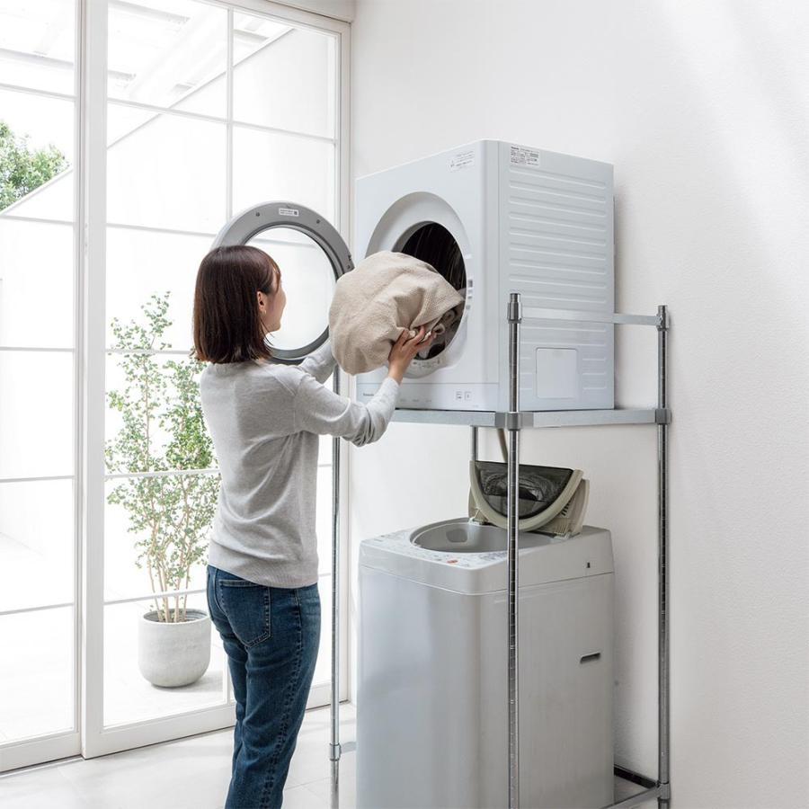 ディノス がっちり安定 造り付けのような乾燥機置き台 がっちり安定 造り付けのような乾燥機置き台 奥行44.5cmタイプ