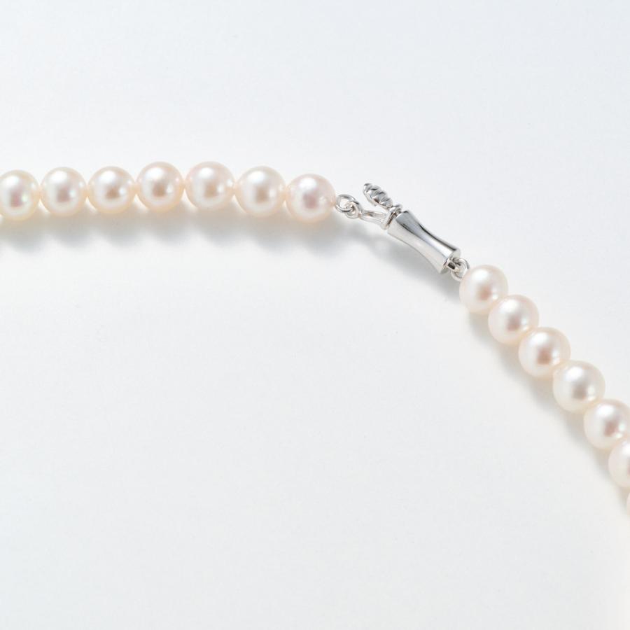 ≪4.5mm≫ エリタージュ SV アコヤベビーパール ネックレス ジュエリー アクセサリー シルバー製 J12608 ディノスの画像