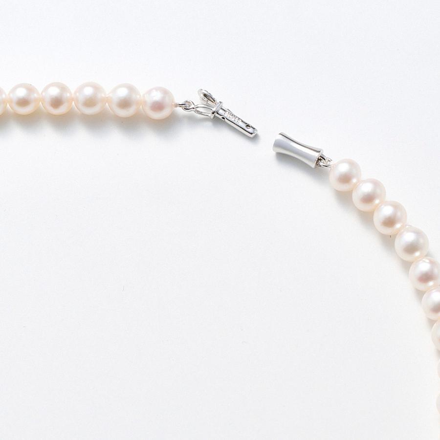 ≪4.5mm≫ エリタージュ SV アコヤベビーパール ネックレス ジュエリー アクセサリー シルバー製 J12608 ディノスの画像