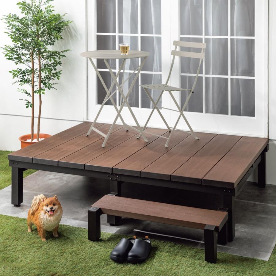 奥行120が便利！ 人工木デッキ 180×120単品 G02425の画像