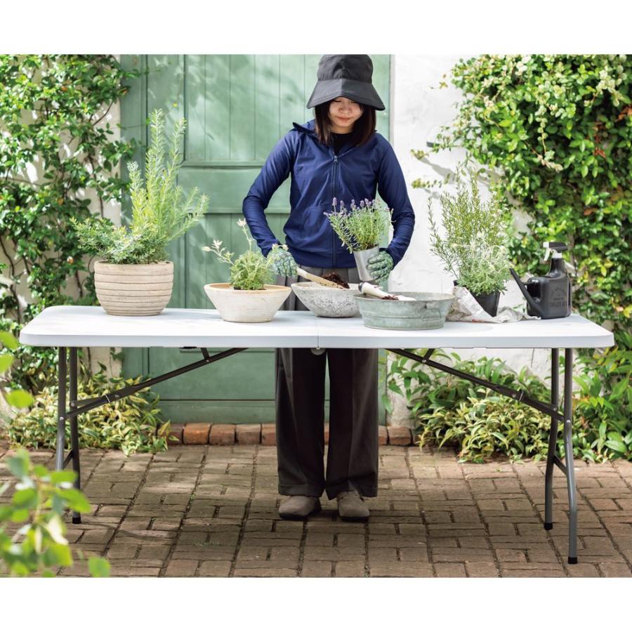 dinos（ディノス） 折りたたみ作業台シリーズ ホワイトテーブル180