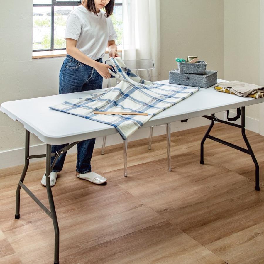 dinos（ディノス） 折りたたみ作業台シリーズ ホワイトテーブル180