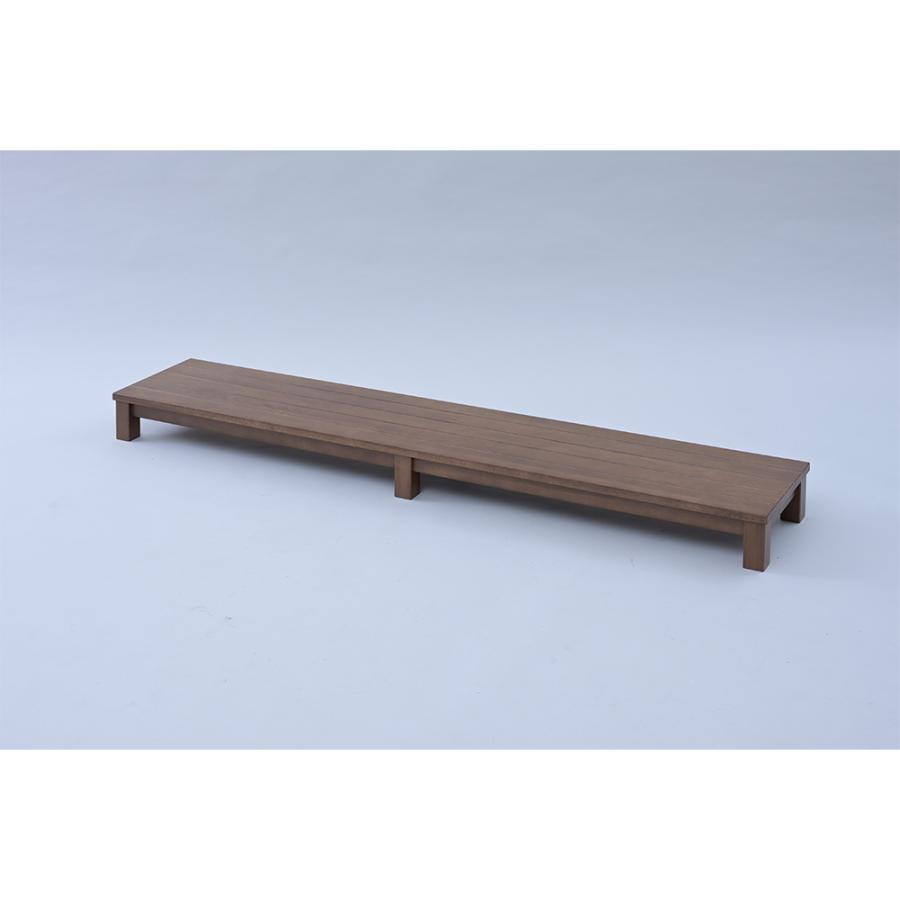 ディノス家具天然木踏台（新品） dinos（ディノス） ≪幅120cm≫天然木玄関ふみ台（ロータイプ） 生活