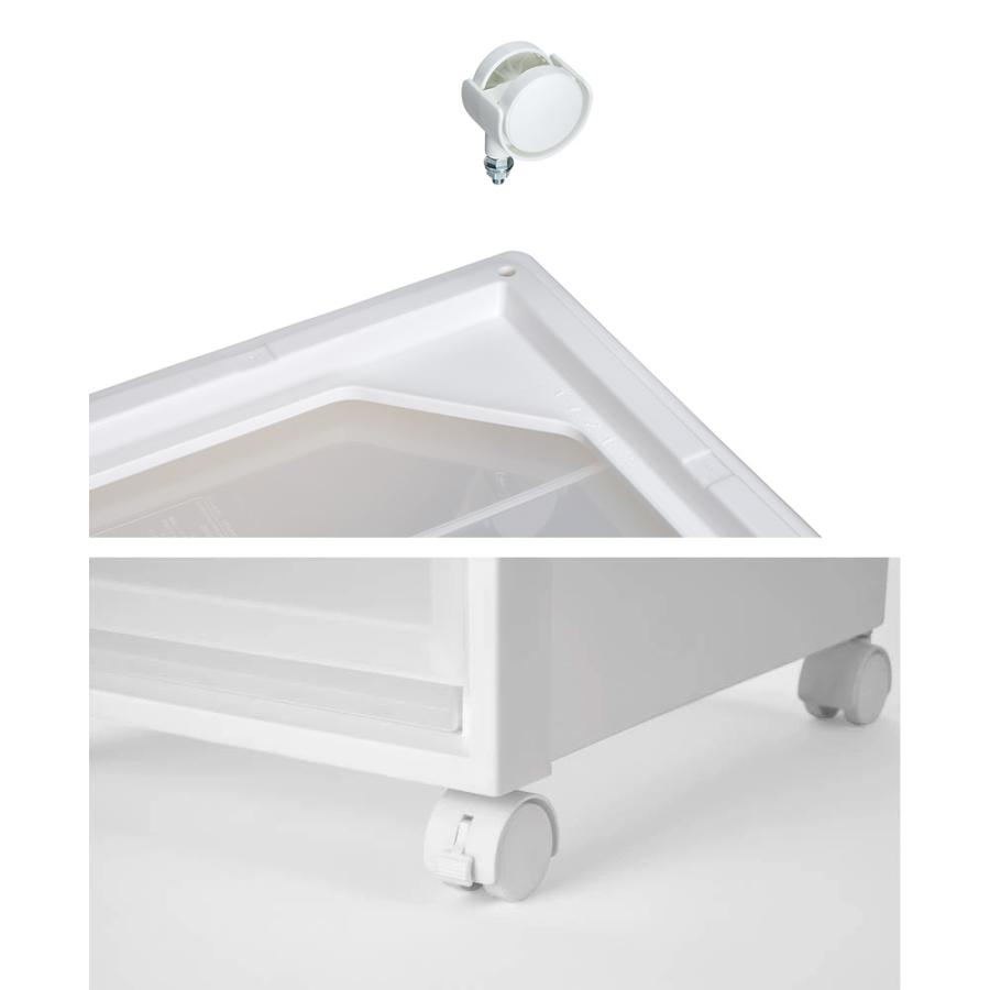 Fits フィッツ収納ケース 押し入れタイプ 奥行74cm幅39cm高さ30cm 2個組 小物収納 フリーボックス 収納ボックス 644912の画像