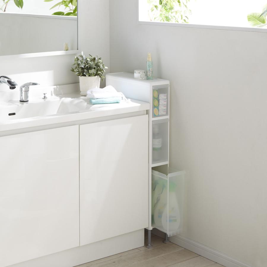 家具 収納 トイレ収納 洗面所収納 段差がまたげる隙間収納 アジャスター付きストッカー ワイド中2深1 幅25 5高さ92cm ディノス Paypayモール店 通販 Paypayモール