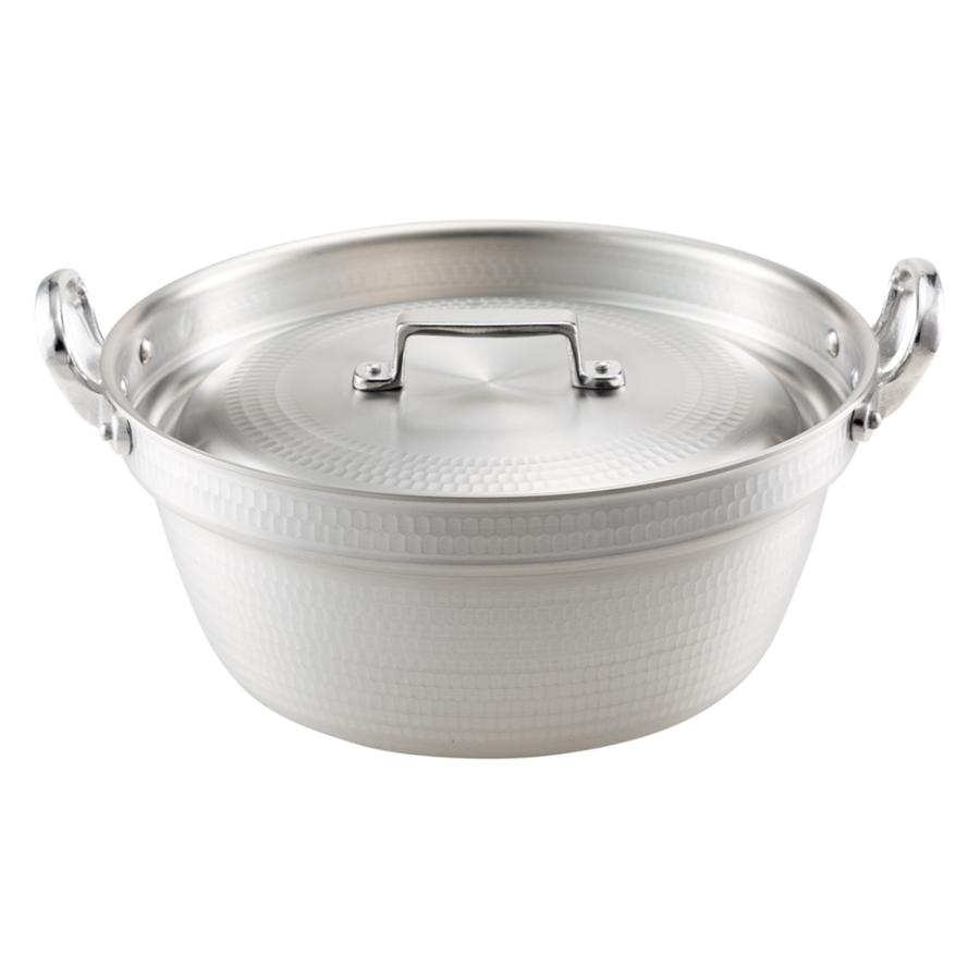 dinos（ディノス） ≪内径27cm≫ 厚板打出し 段付きアルミ鍋 鍋