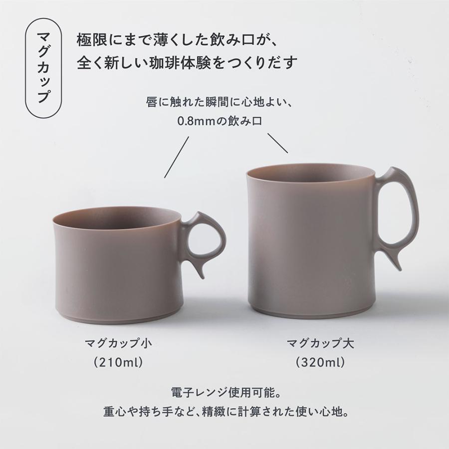 ARAS（エイラス） マグカップ大・同色豆皿タパ付き（ギフトボックス