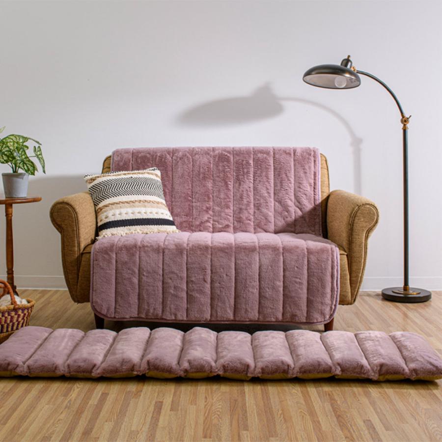 ディノス　ソファーカバー　モカ色 dinos（ディノス） ソファカバー ソファー ≪アームなし・3人掛