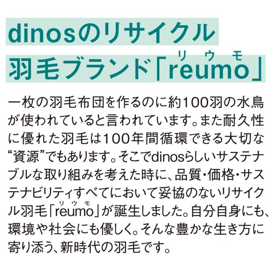 ふとん コタツ ≪【正方形】190×190cm≫ リサイクル羽毛〈reumo〉国内縫製こたつ掛け布団 こたつ こたつ布団 611224_5