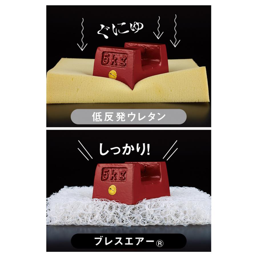 敷布団 三つ折 高反発 ブレスエアー R ≪シングル≫ふとん リッチな寝心地 ブレスエアーデラックス+シリーズ　3つ折り敷布団 882712