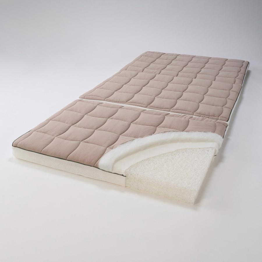 dinos（ディノス） マットレス 高反発 三つ折り 折り畳み ≪シングル