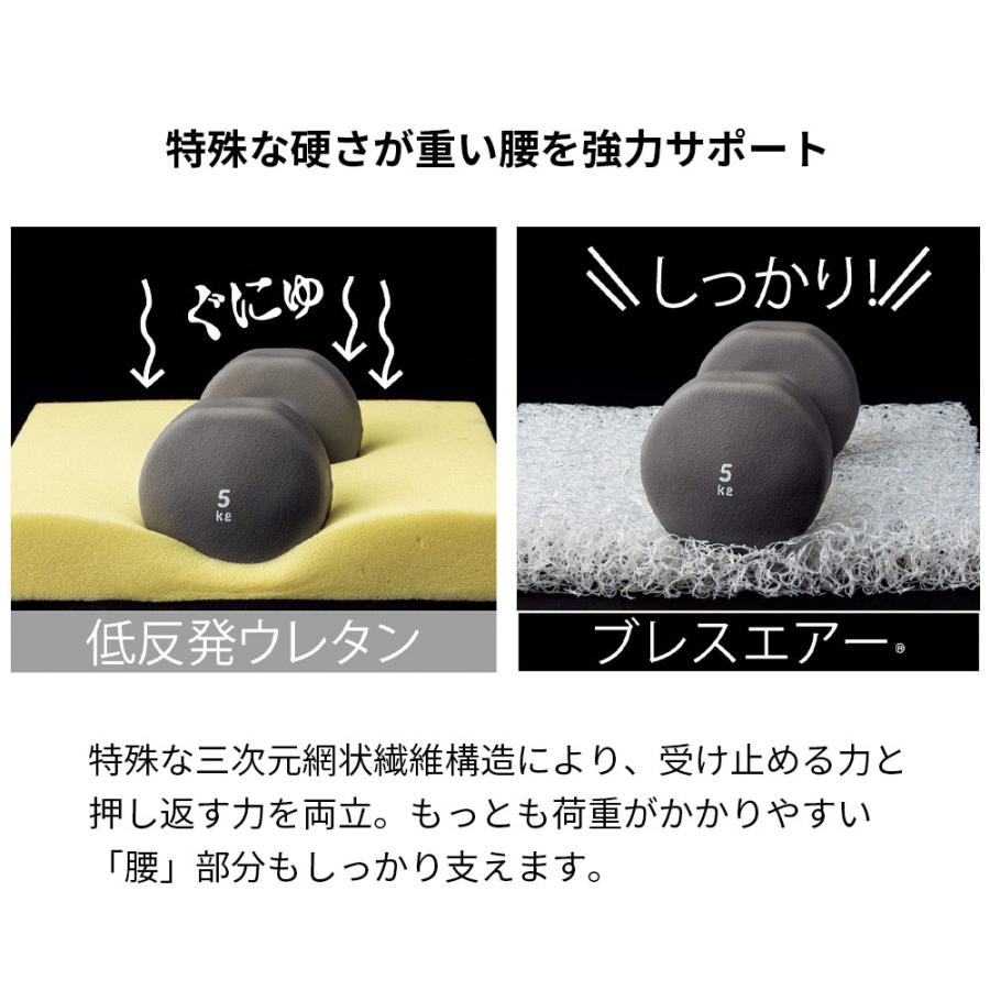 【未使用品】ブレスエアー敷布団Neo シングル 三つ折り dinos（ディノス） 三つ折り 敷布団 ≪シングル≫朝が違う。リッチな