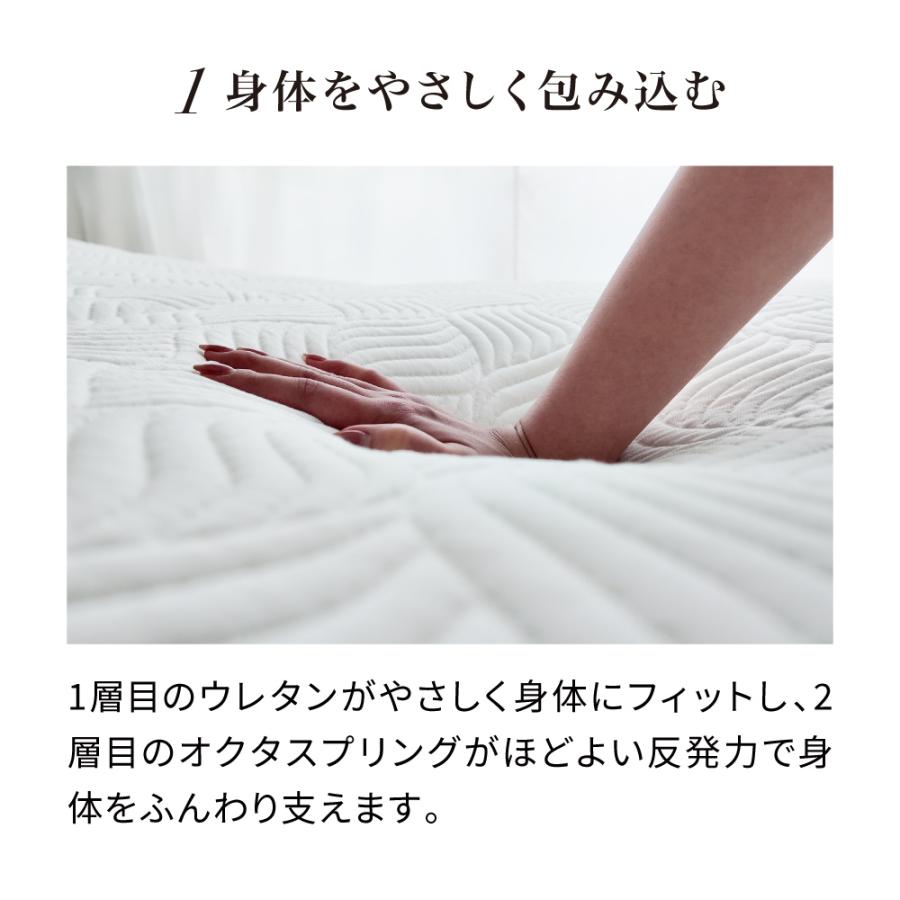 dinos（ディノス） マットレス 3つ折り 折りたたみ ドルメオ 厚め 極