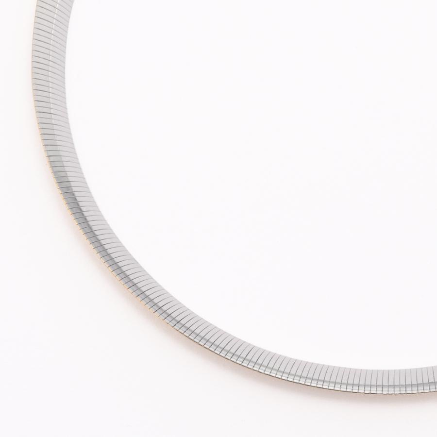 entiere/アンティエーレ SV リバーシブル オメガネックレス ジュエリー アクセサリー シルバー製 163903 ディノスの画像