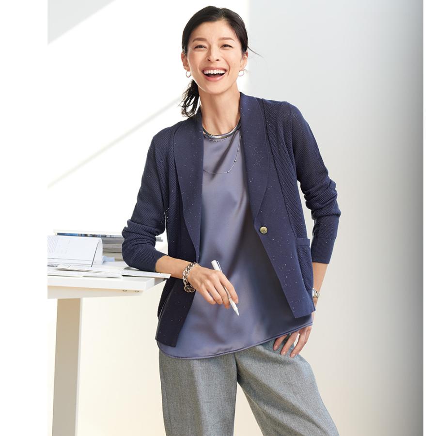 entiere/アンティエーレ SV リバーシブル オメガネックレス ジュエリー アクセサリー シルバー製 163903 ディノスの画像