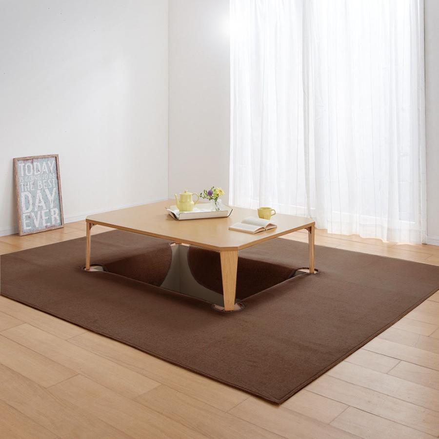 カーペット ラグ マット 洗えるラグ クロス型 ≪約200×250cm