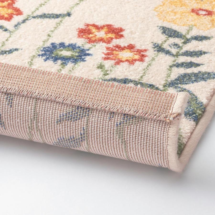 dinos（ディノス） ≪約60×90cm≫ ベルギー製ウィルトン織 花柄マット